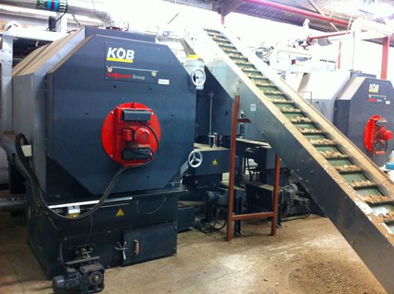 2 no. Viessmann (KOB) wood chip boilers at Castle Ashby